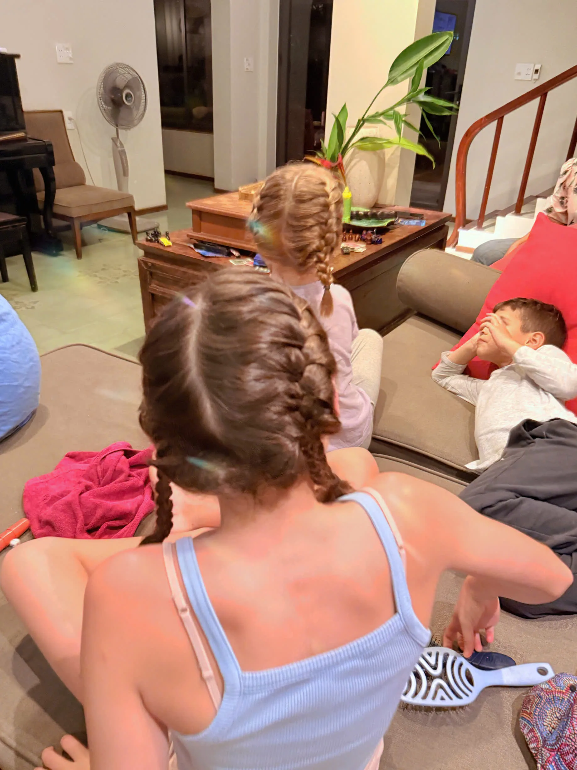 vacation childcare support in a travel setting