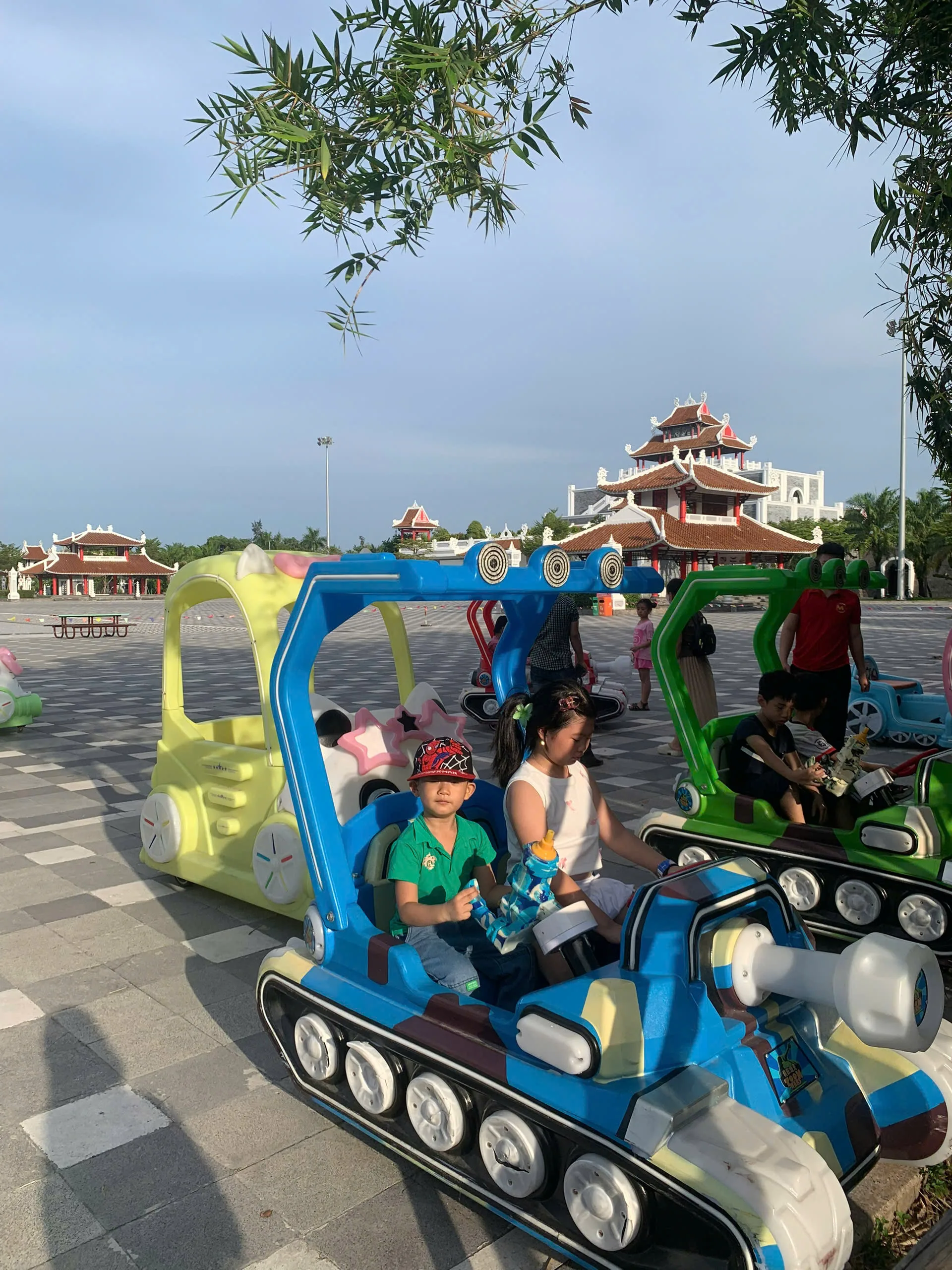 Babysitter supporting a family at home in Hoi An