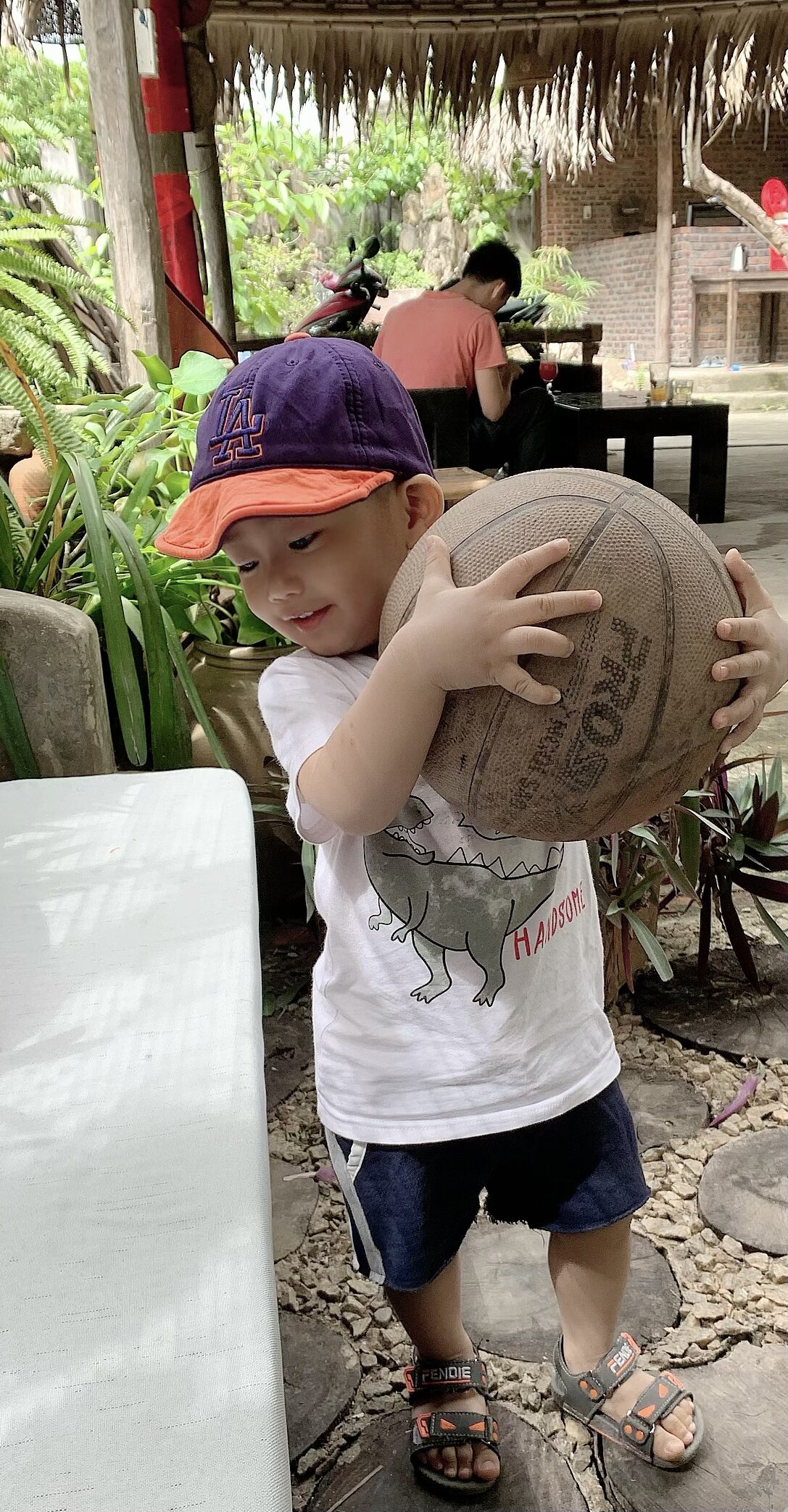 in-room care setup for families traveling in Central Vietnam