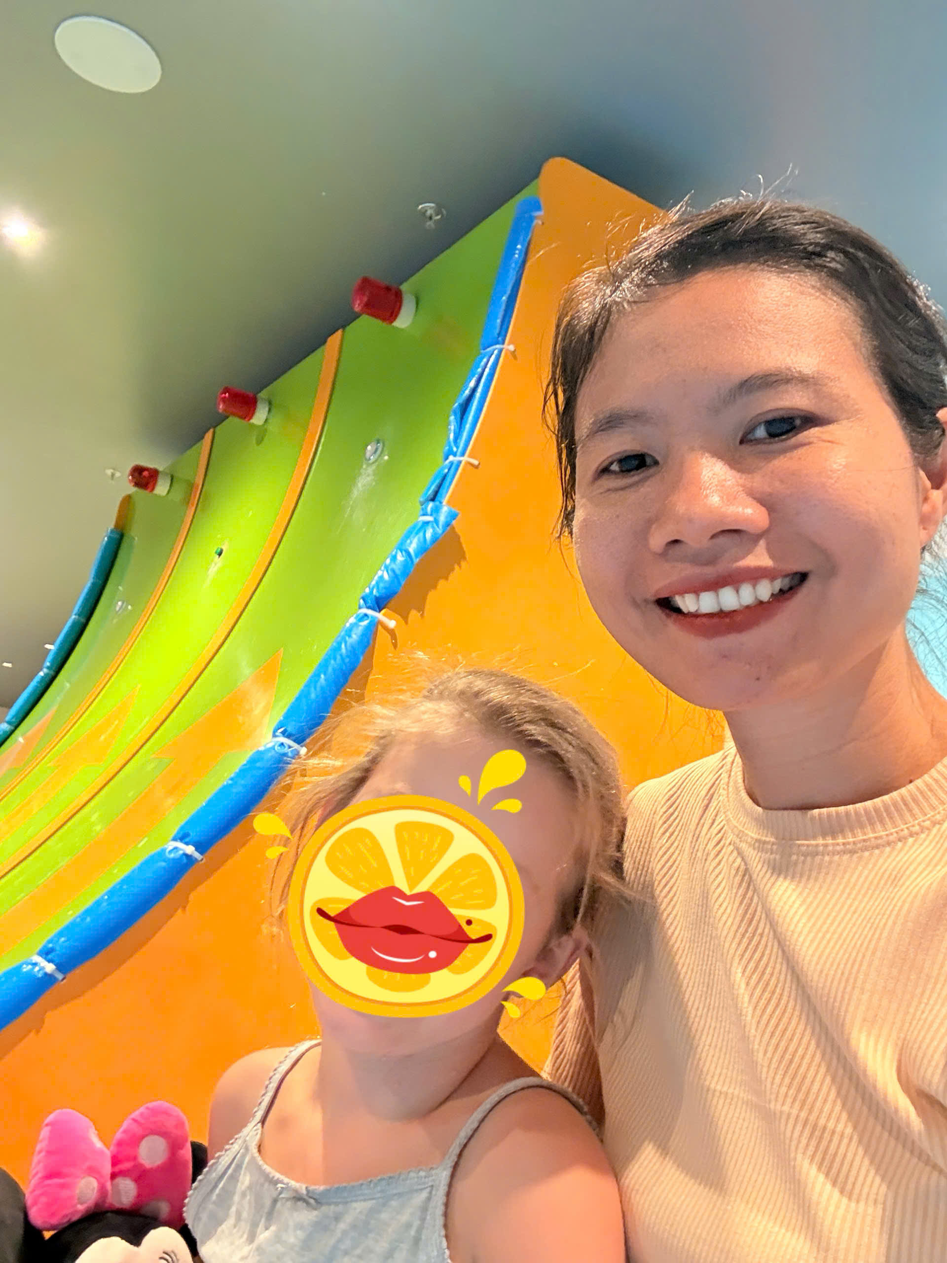 Quiet presence instead of active play at Mikazuki Da Nang