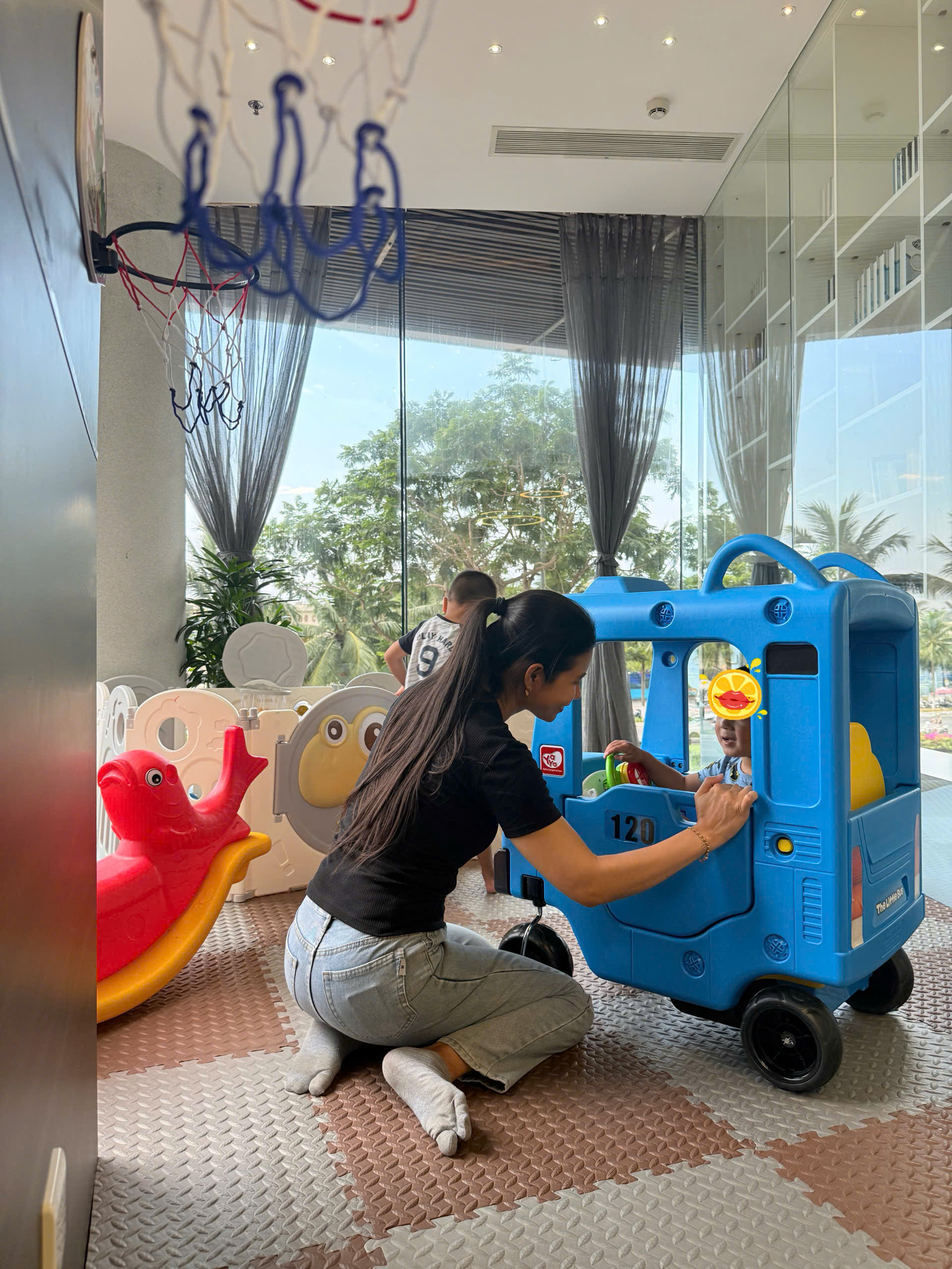Professional nanny service at KOI Resort and Spa Hoi An with English speaking babysitter support