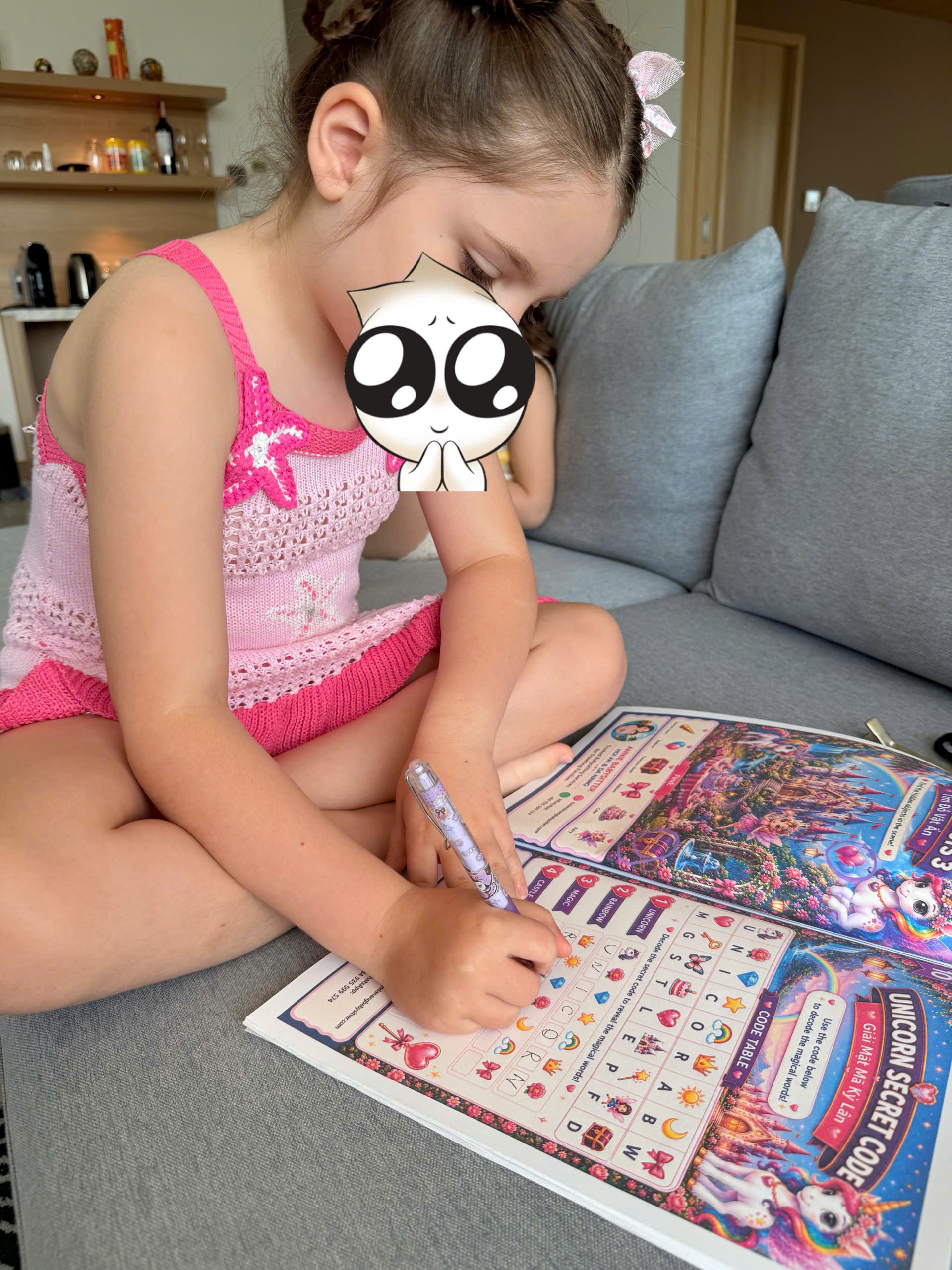 Parent relief after arranging trusted private childcare during a resort spa appointment