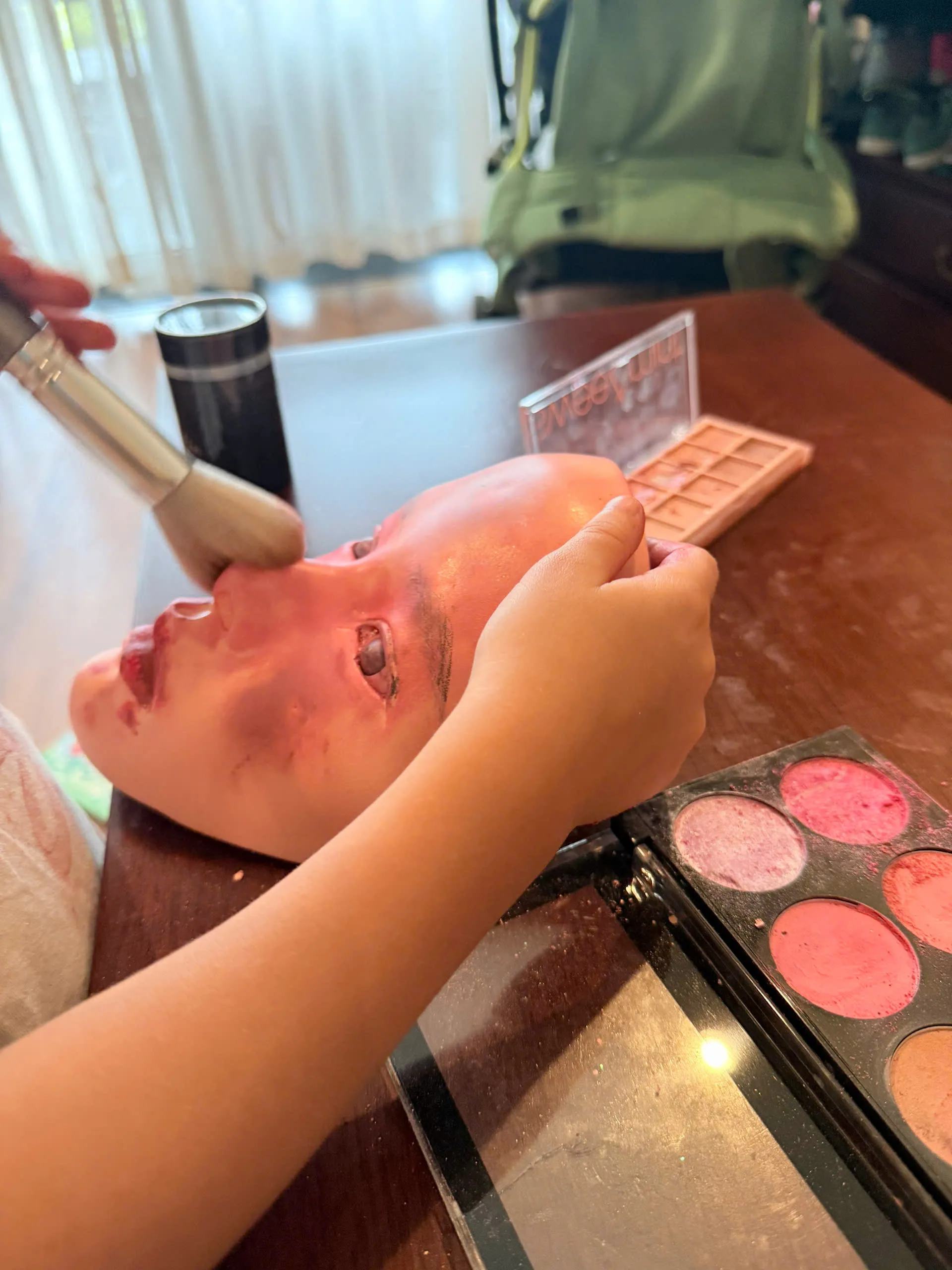 Creative activity prepared for a five-year-old during resort nanny care in Hoi An